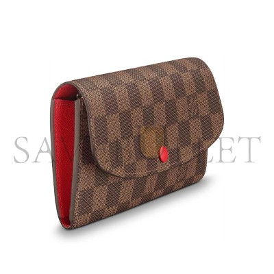 LOUIS VUITTON LV EMILIE WALLET BROWN M63544 (19*10cm)